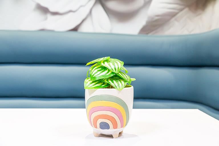 Abbott Collection Small Rainbow Planter with Legs, 4" H - Image 3